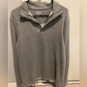 Michael Kors gray 1/4 zip sweater. Great condition